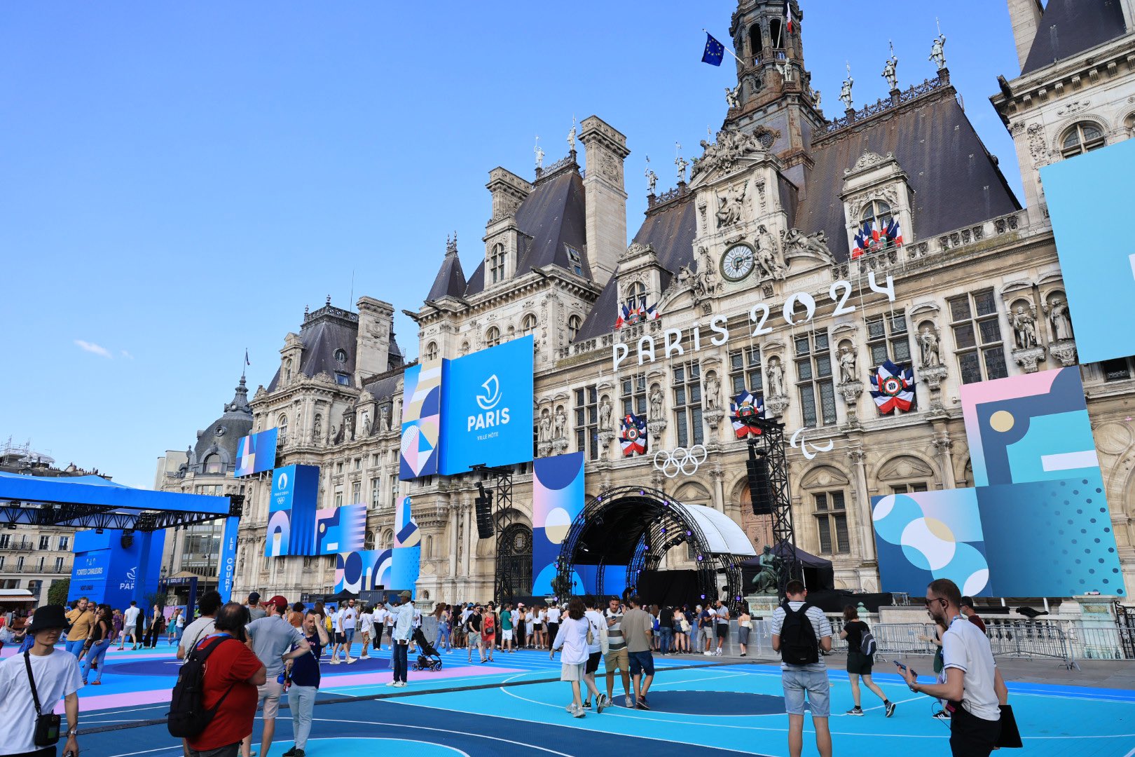 Los Juegos Olímpicos 2024 comienzan a tomar color. (@Olympics)