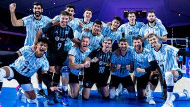 Argentina debuta en vóley ante Estados Unidos en los Juegos Olímpicos 2024. (@SomosVoley)