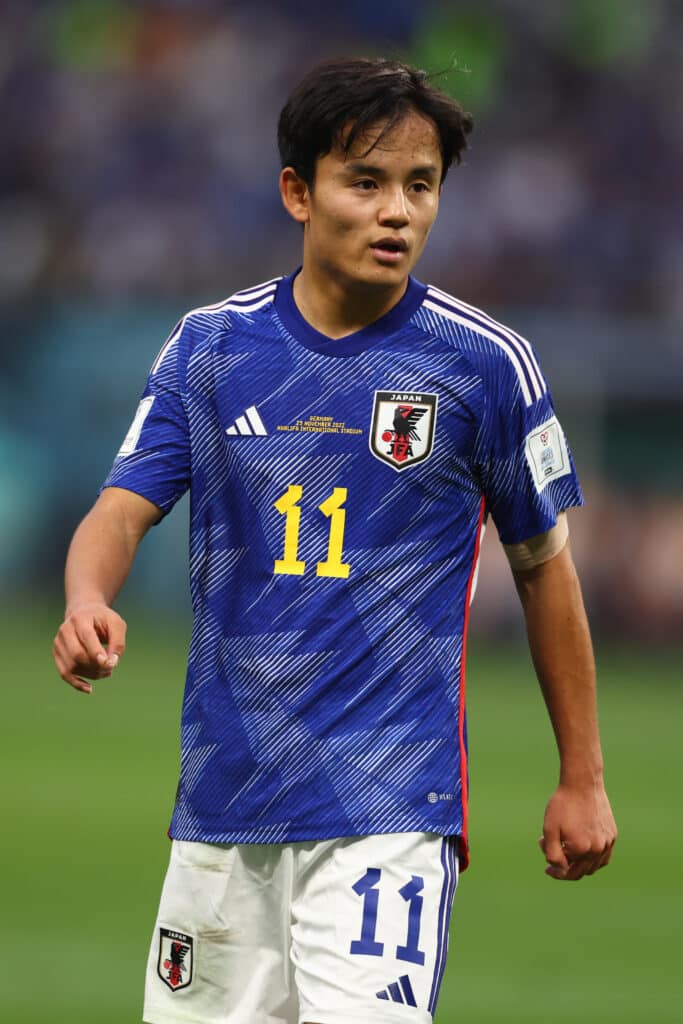 Japón vs Paraguay: los asiáticos intentaron el "fichaje" de Kubo, pero la Real Sociedad se negó en todo momento. (Photo by Chris Brunskill/Fantasista/Getty Images)