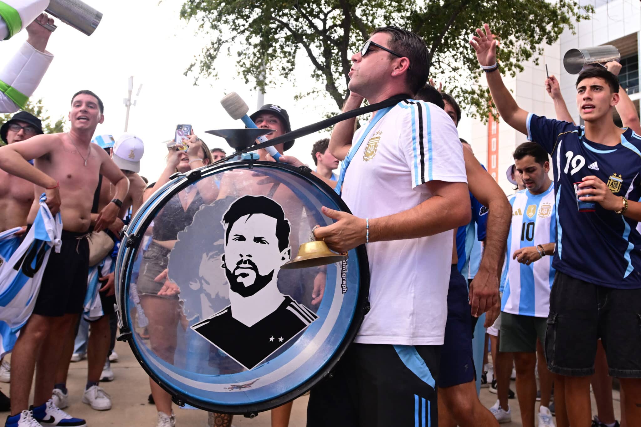 Banderazo de Argentina en la Copa América 2024