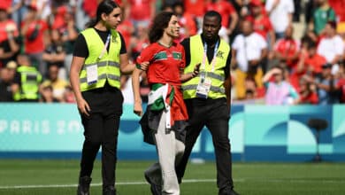 Argentina vs marruecos fue suspendido por violencia.