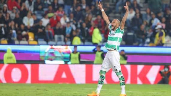 Matheus Dória con Santos Laguna, próximo refuerzo de Atlas FC.