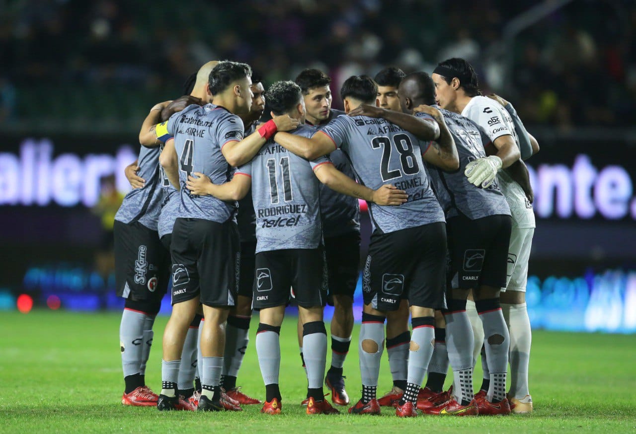 Los Xolos de Tijuana se reunén previo a un partido del Apertura 2024. Los Ángeles vs Tijuana.