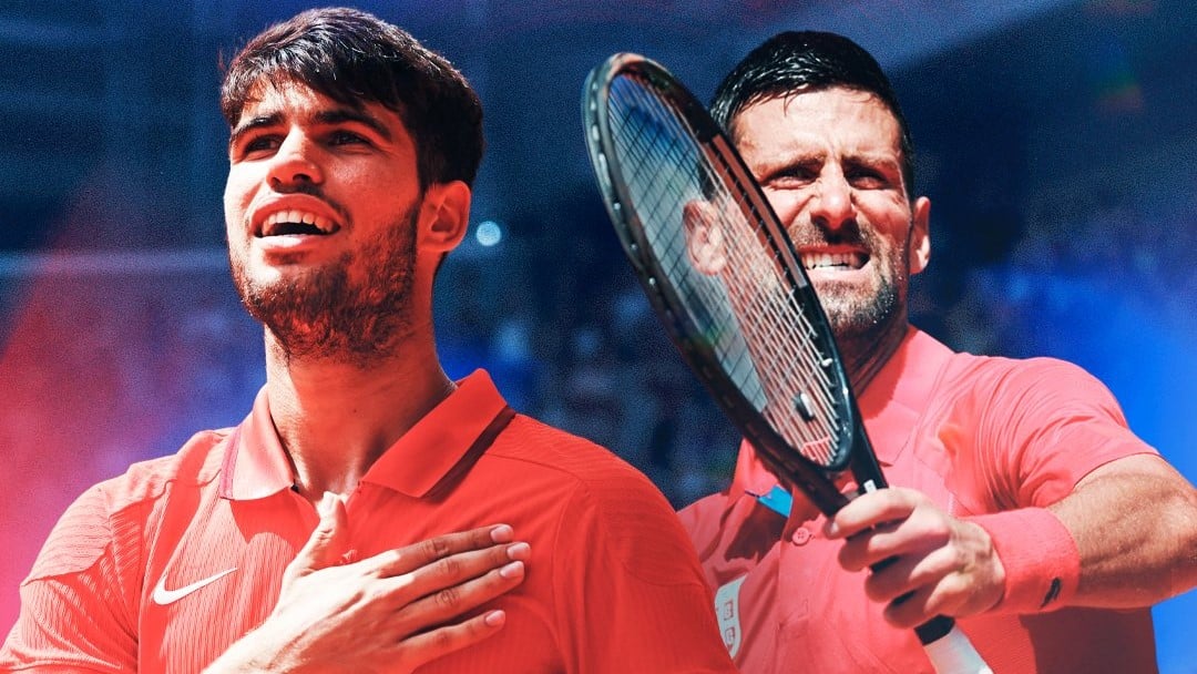 Novak Djokovic y Carlos Alcaraz se juegan la final del singles masculino en Paris 2024.