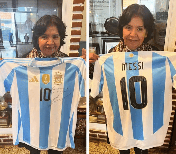 El gesto de Lionel Messi con Margarita Barrientos y el comedor "Los Piletones"