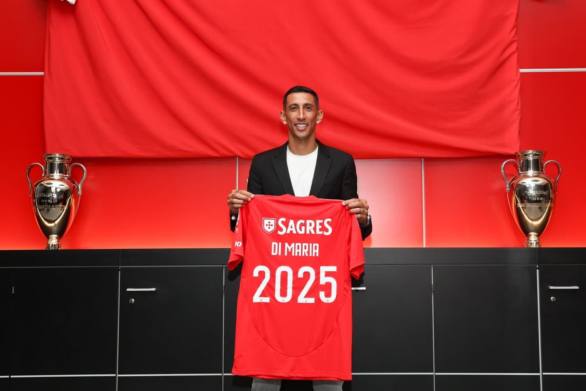 Ángel Di María extendió su contrato con Benfica.