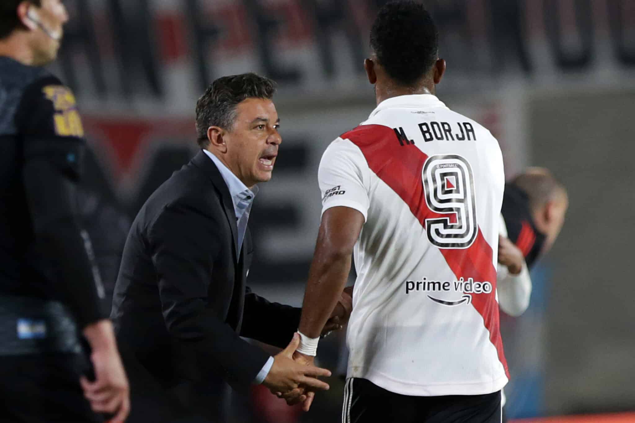 Fuerte respaldo de Marcelo Gallardo para Miguel Borja