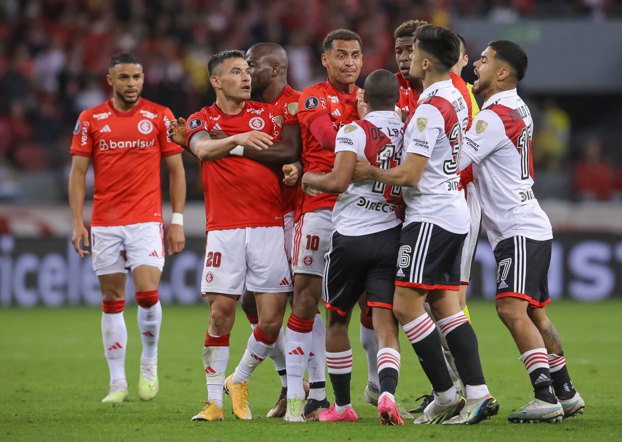 River en 8vos de final de la Libertadores 2023 enfrentó a Internacional.