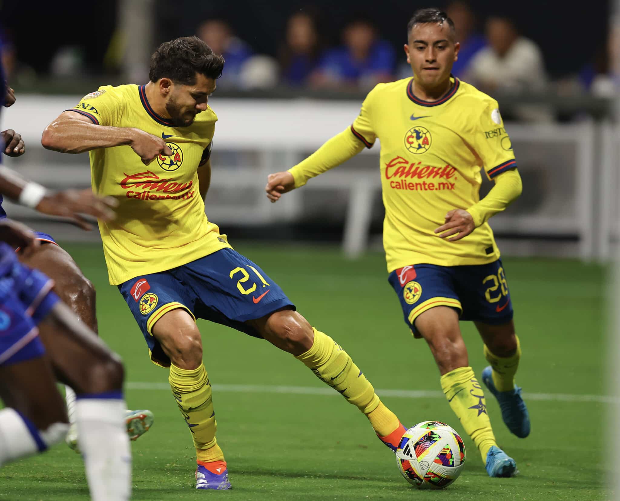Erick Sánchez fue titular en 46 minutos de juego desde el Mercedes-Benz Stadium de Atlanta. Club América vs. Aston Villa, partido amistoso de pretemporada.