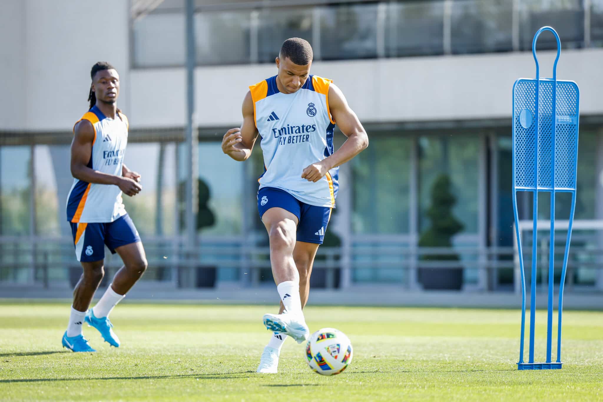 Kylian Mbappé entrenamiento Real Madrid