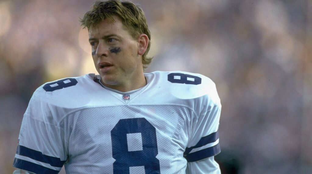 Troy Aikman, la gran leyenda de los Dallas Cowboys en la década de los 90'.