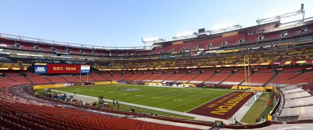 Commanders Field, el segundo más grande de la NFL.