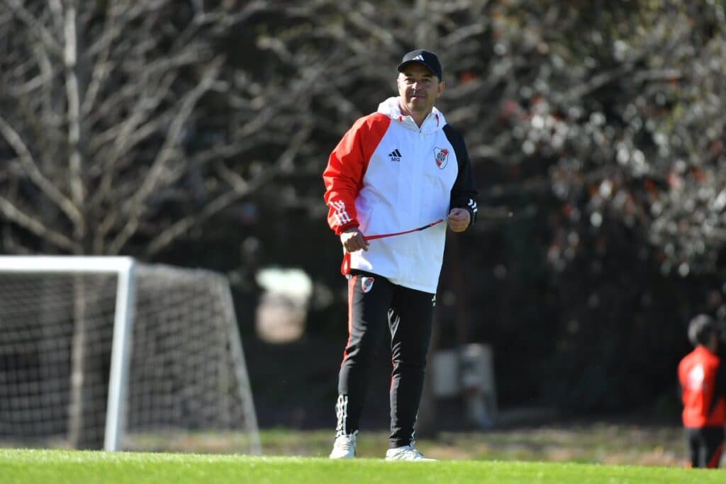 Gallardo pretemporada formación River vs. Atlético Tucumán