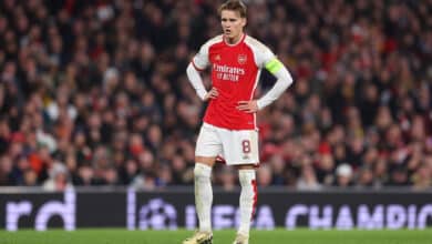 Martin Odegaard no juega en Arsenal
