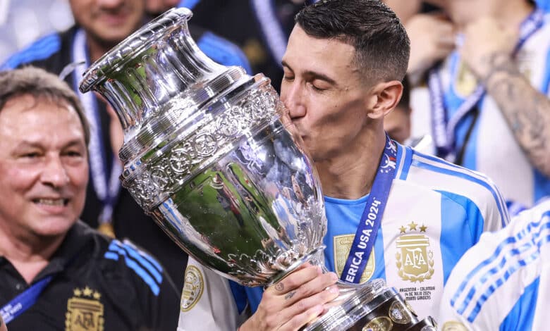 Ángel Di María y el homenaje de la Selección Argentina