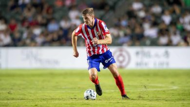 Alexander Sørloth: solo 10 minutos y expulsión en el duelo vs Mallorca. (Getty Images)