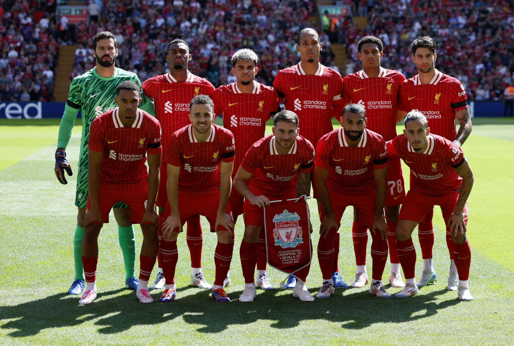 Luis Díaz hoy Liverpool 2024 formación