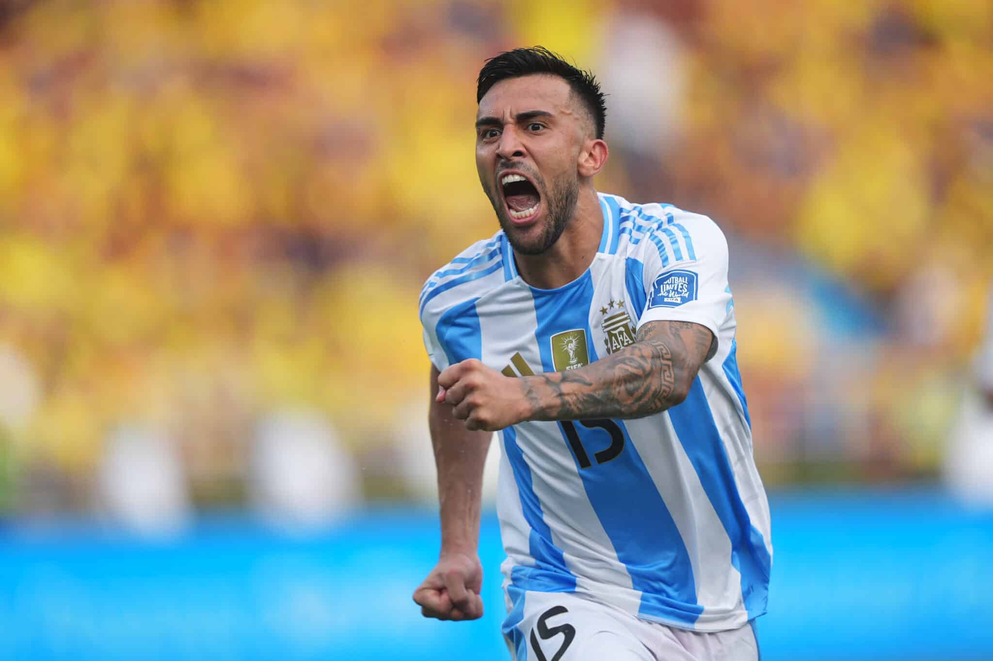 Gol de Nicolás González en Argentina vs. Colombia