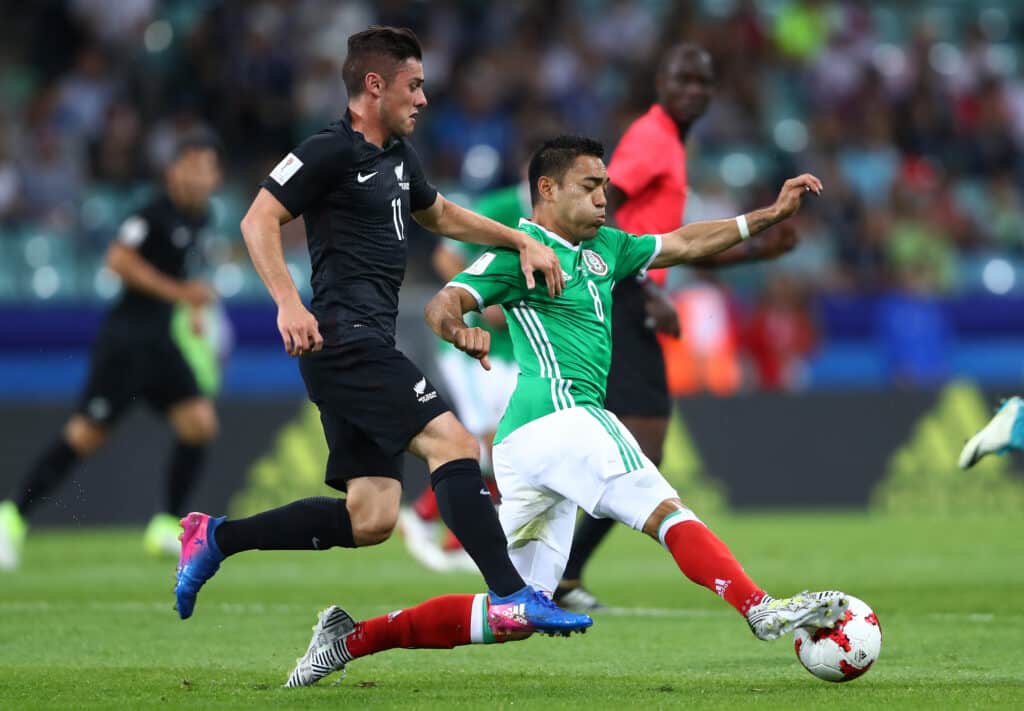 Último duelo de México ante Nueva Zelanda fue la Copa Confederaciones de 2017 en Rusia.