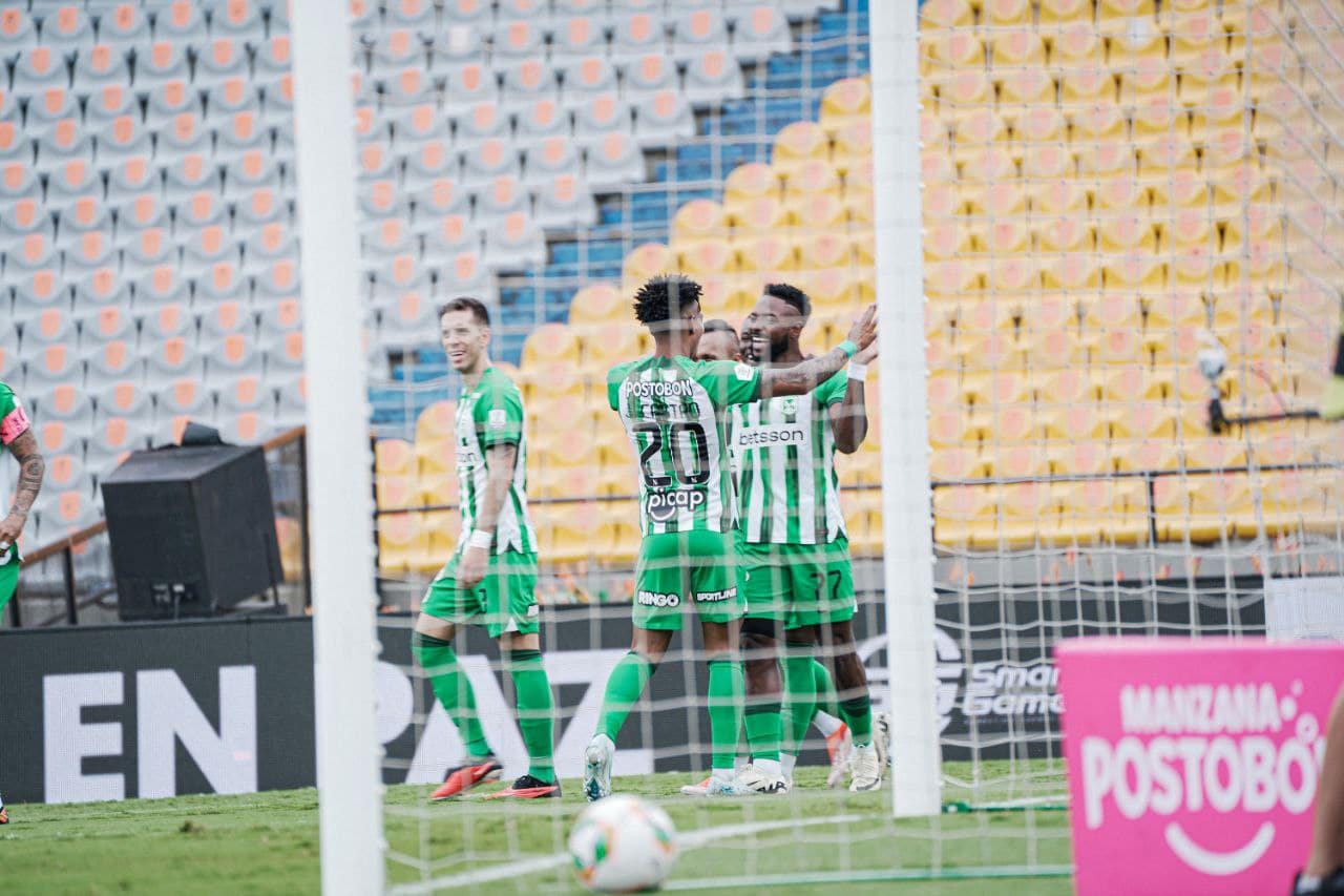 Álvaro Angulo, jugador de Atlético Nacional en la Liga BetPlay