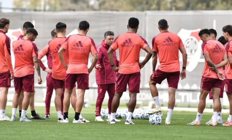 Entrenamiento de River hoy: Marcelo Gallardo define el equipo