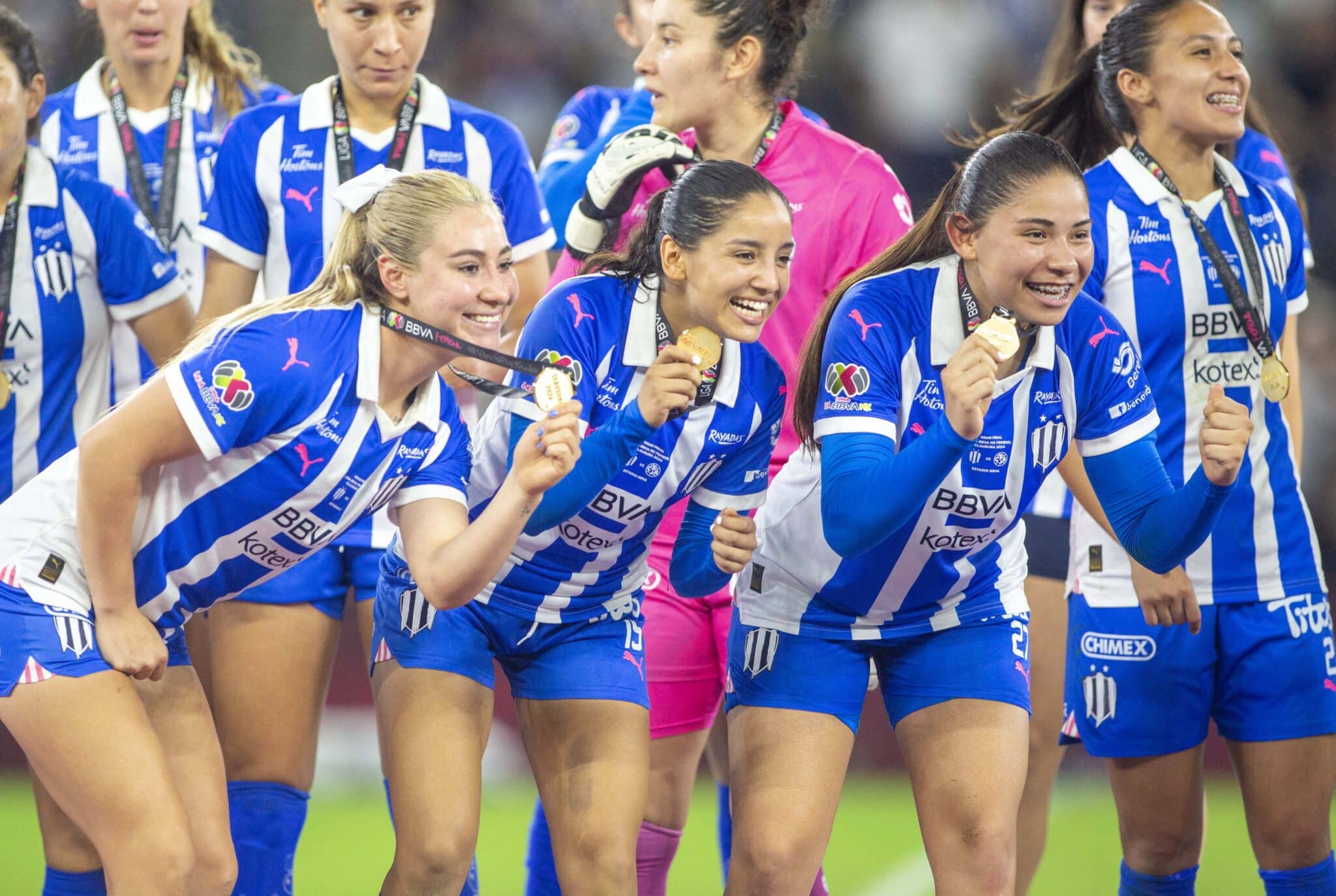 Rayadas fueron terceras en el torneo de liga, luego de sumar 33 puntos en 14 fechas.