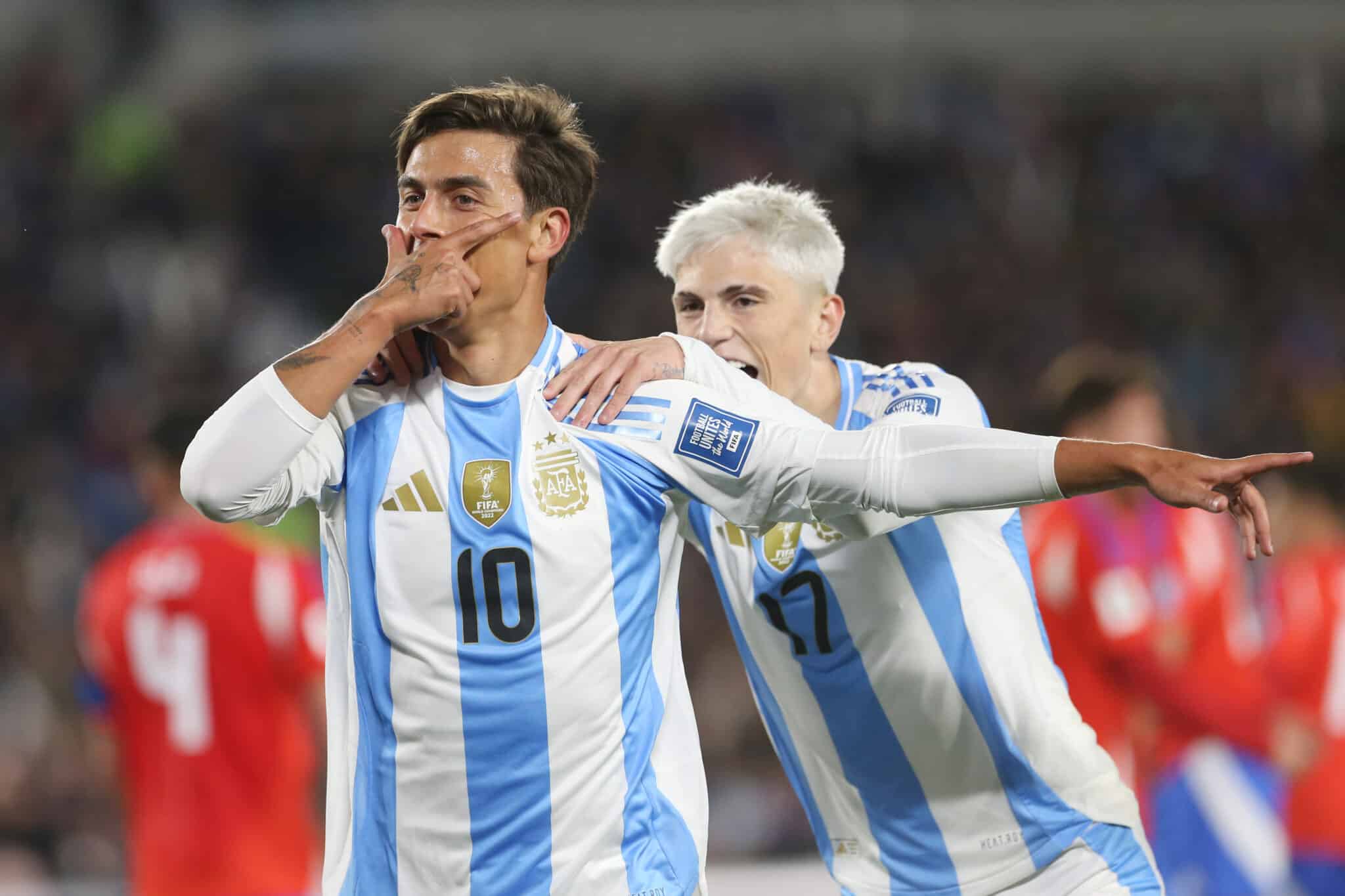 dybala con la 10 de messi