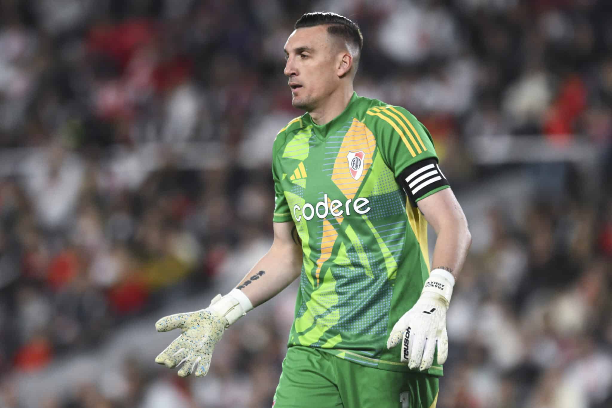 Franco Armani, baja en River en el primer amistoso del 2025