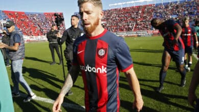 Iker Muniain en la previa de San Lorenzo vs. Barracas Central