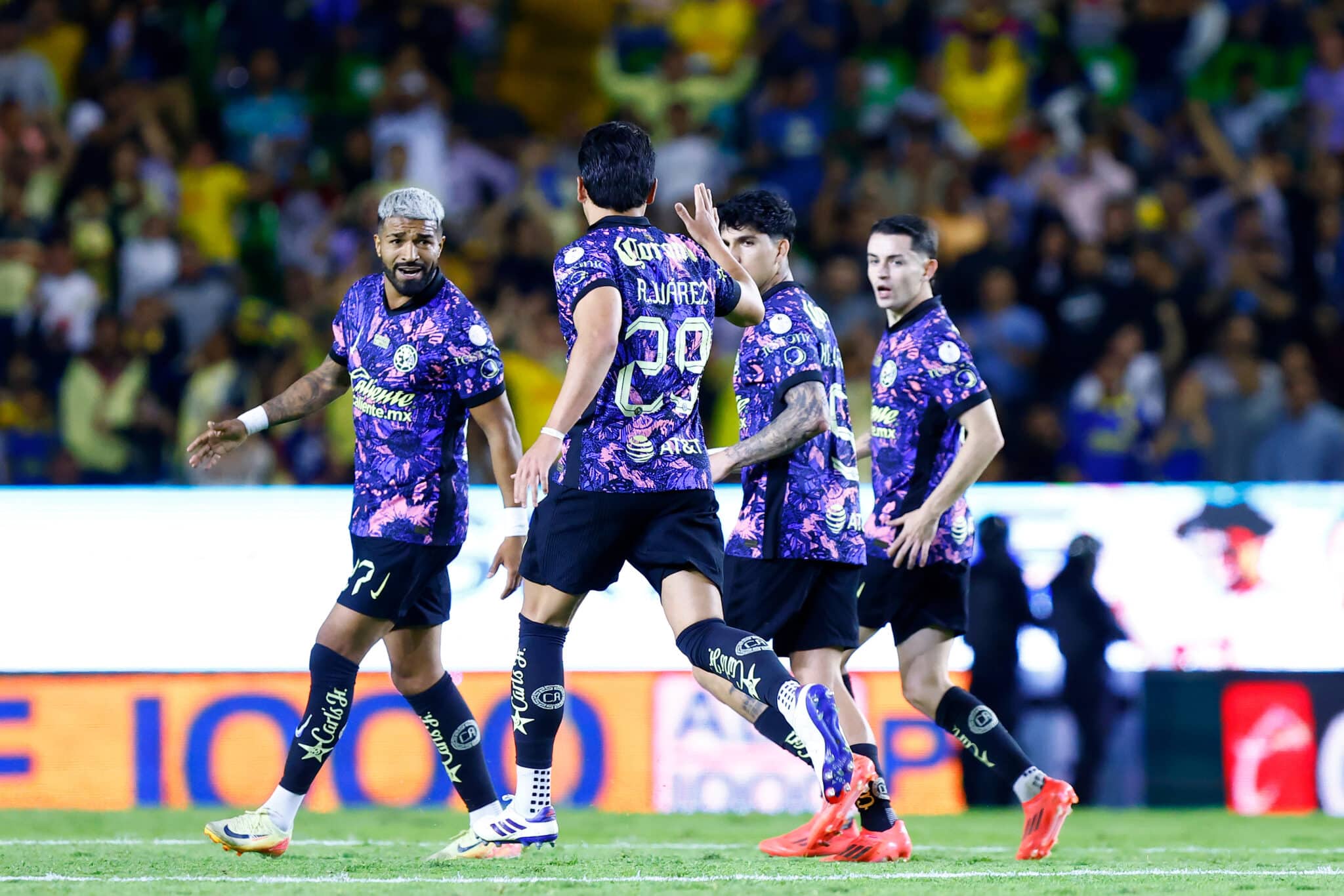 En la Liga MX, Rodrigo Aguirre suma cuatro goles en 315 minutos disputados con la playera del América en el AP 2024.