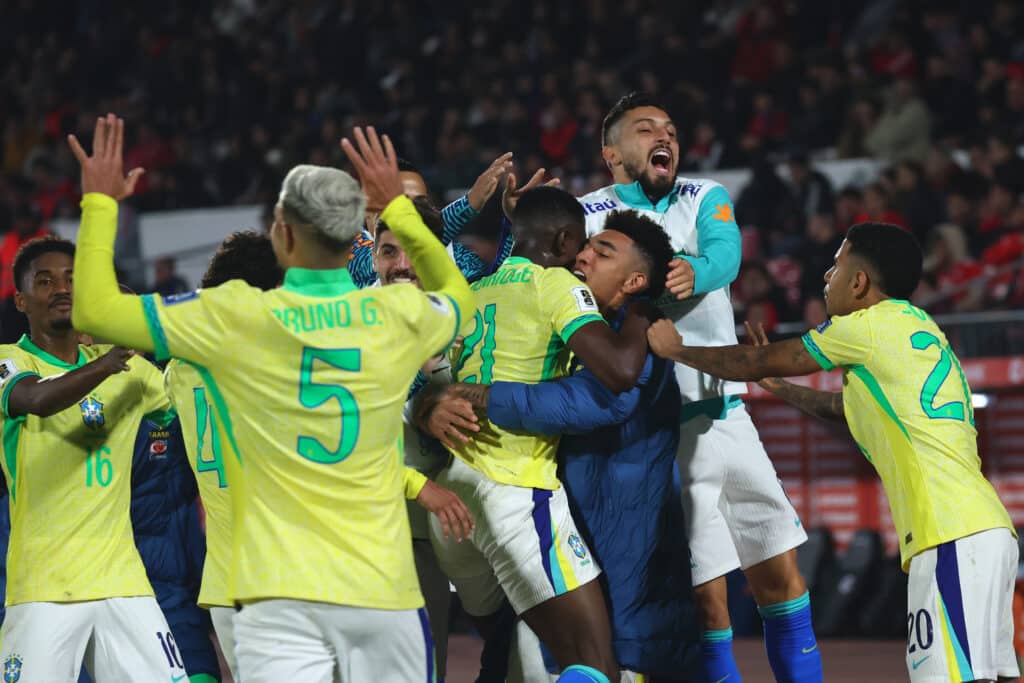 Brasil busca celebrar en el debut de Ancelotti. (Gettty Imagen).