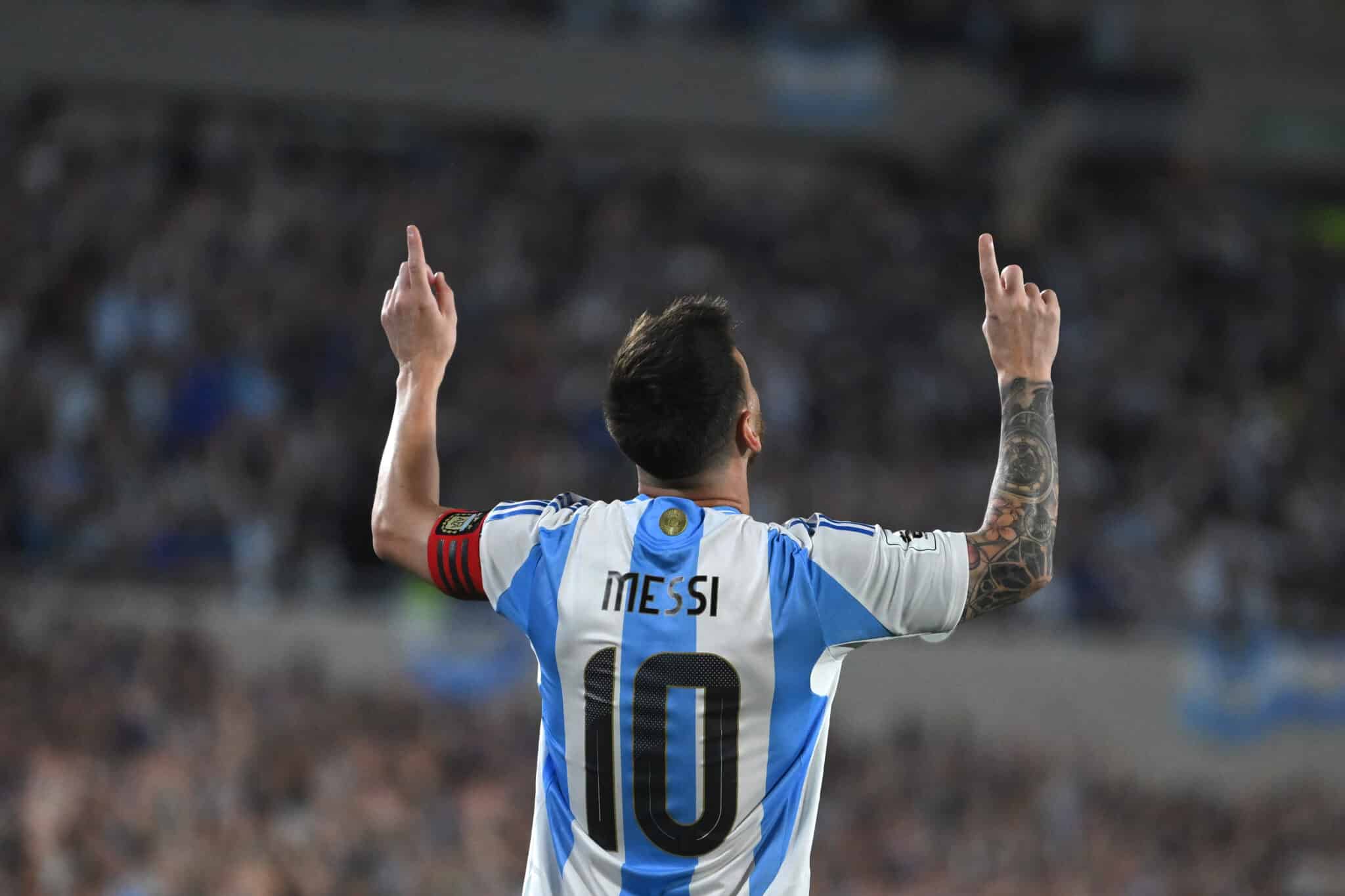 Lionel Messi marcó un nuevo hat-trick con la camiseta de la Selección Argentina