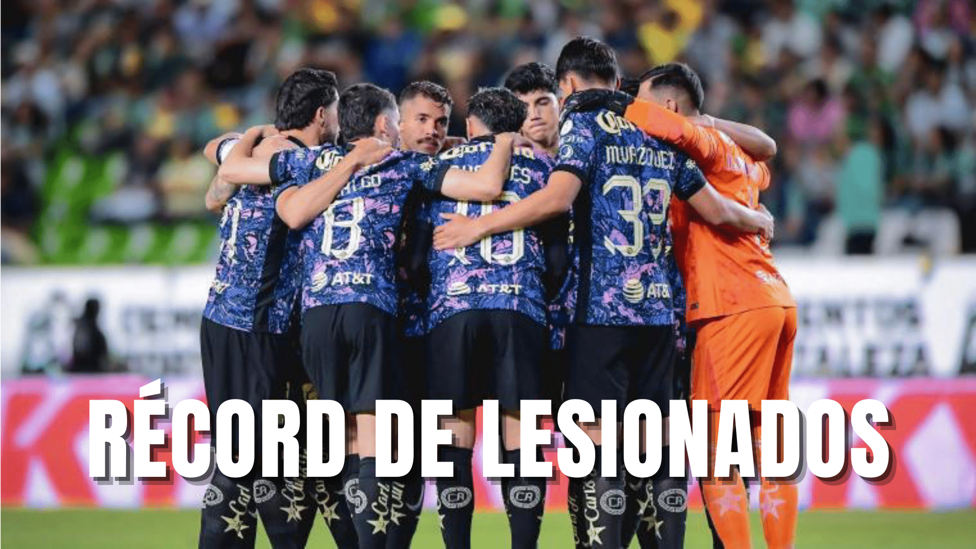 Club América presenta un récord de lesionados