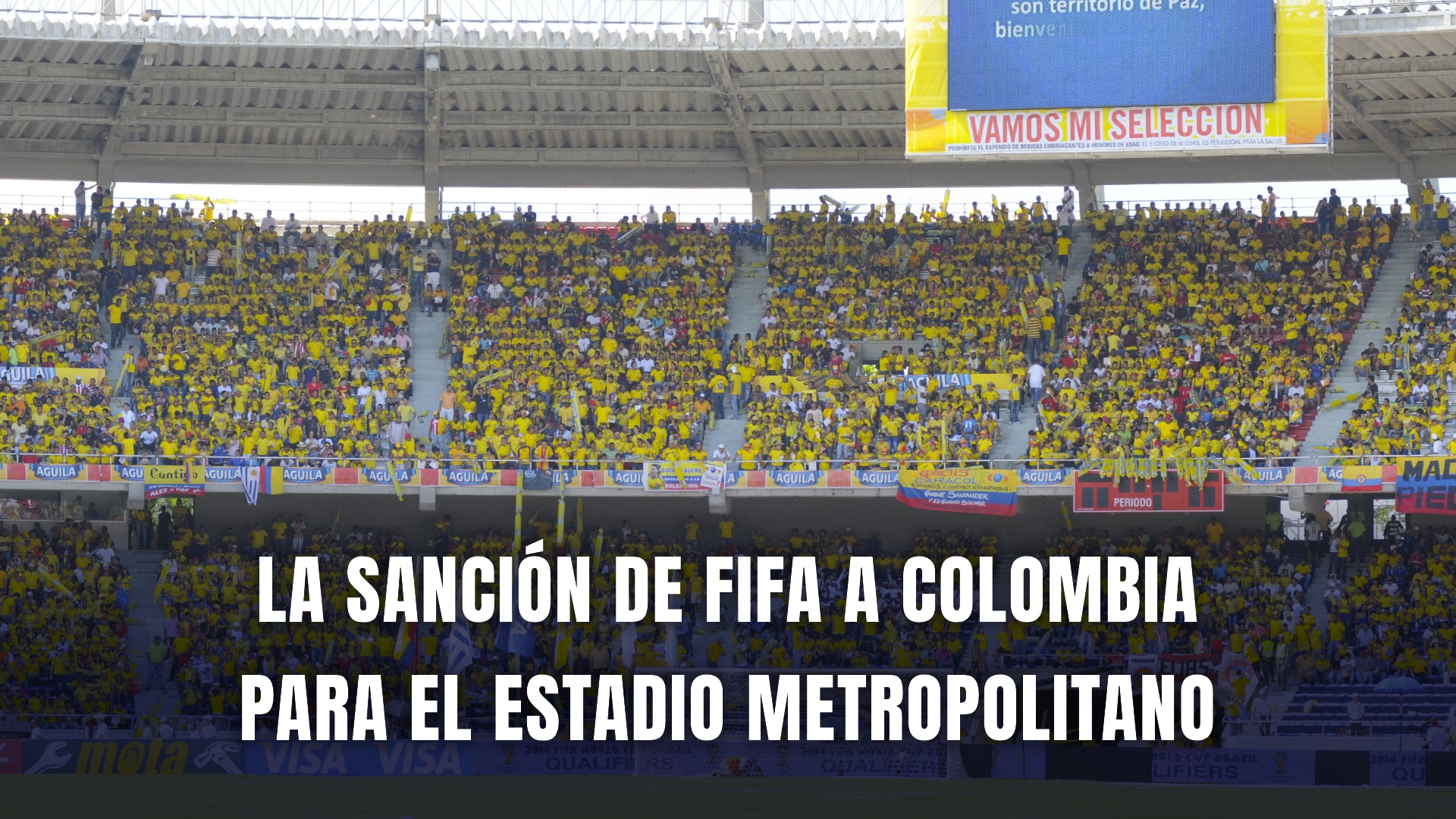 Sanción de Fifa a Colombia