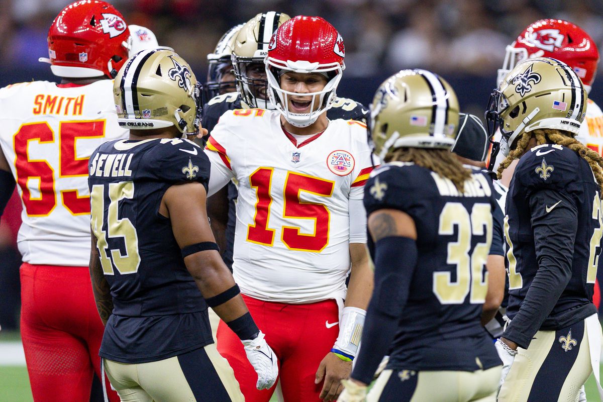 Kansas City Chiefs vs New Orleans Saints será el cierre de la Semana 5 de la NFL.