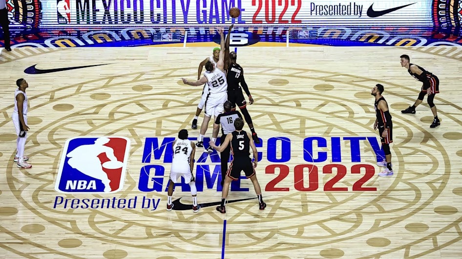 La NBA aterrizó en México con un partido de alto vuelo