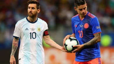 James Rodríguez, Lio Messi, Colombia vs Argentina