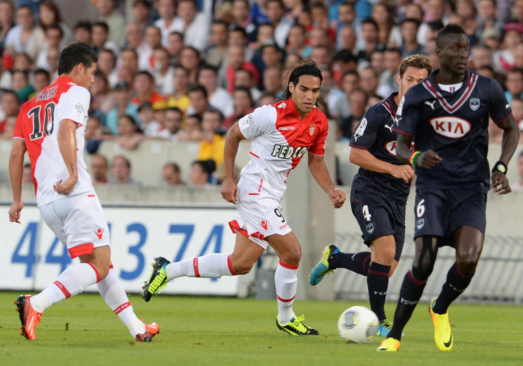 Radamel Falcao James Rodríguez Monaco