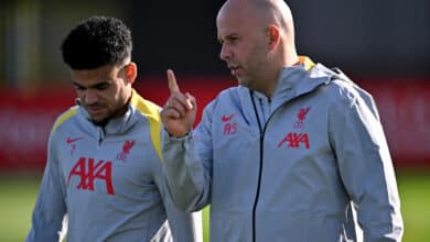 Luis Díaz hoy Arne Slot 2024