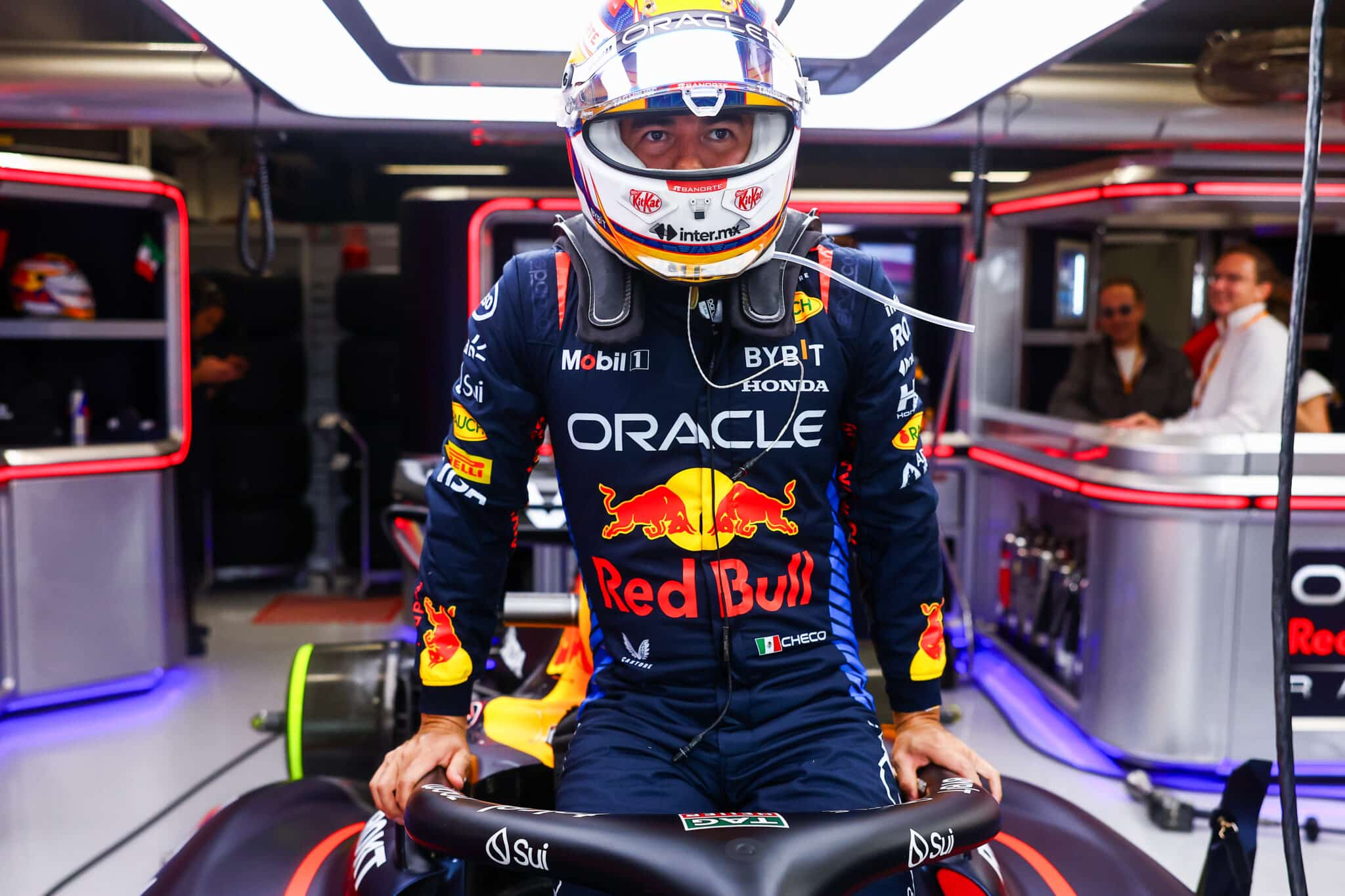 Checo Pérez en el GP de Las Vegas.