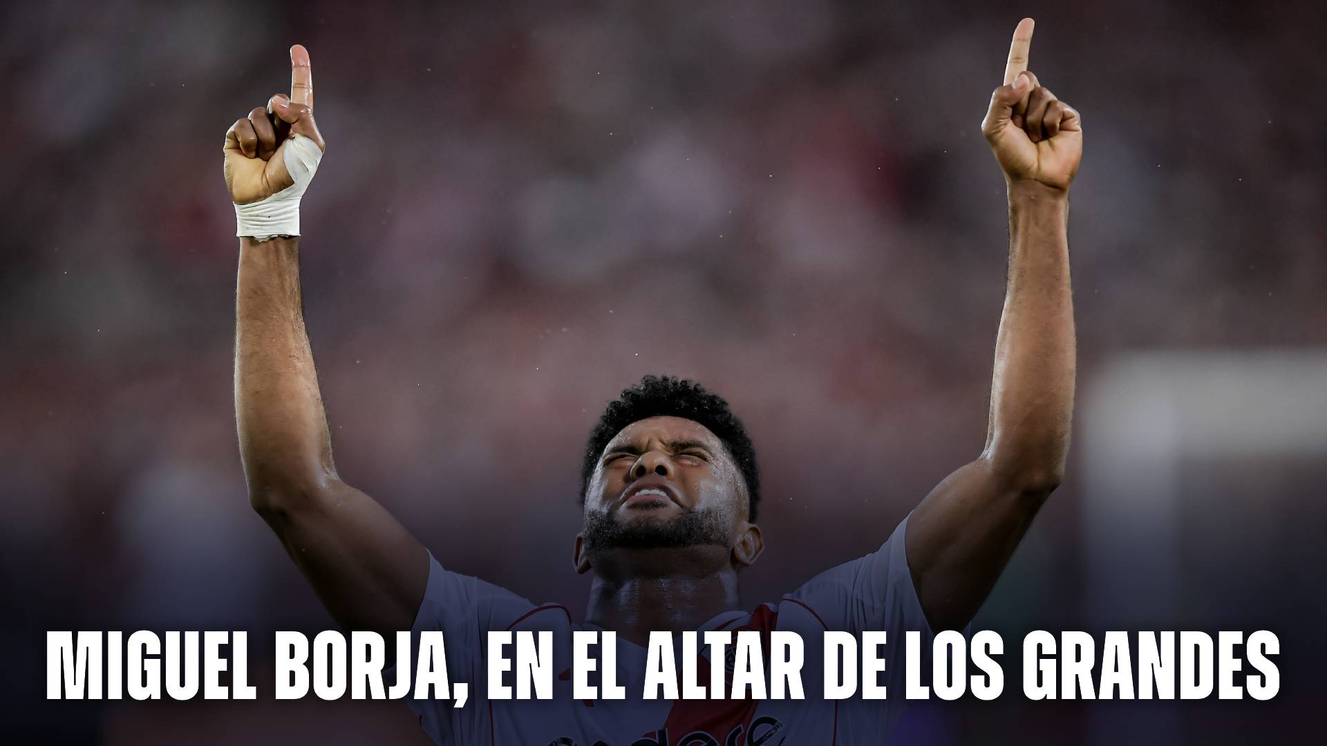 Miguel Borja, en el altar de los grandes goleadores históricos de River