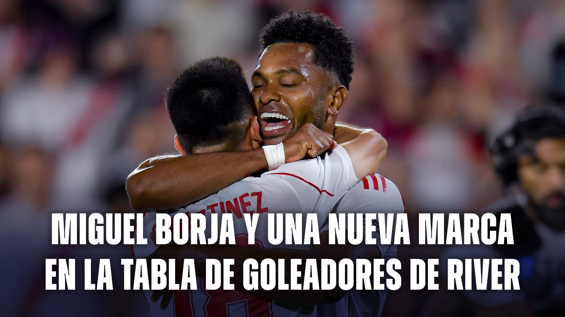 Miguel Borja alcanzó una nueva marca entre los goleadores históricos de River