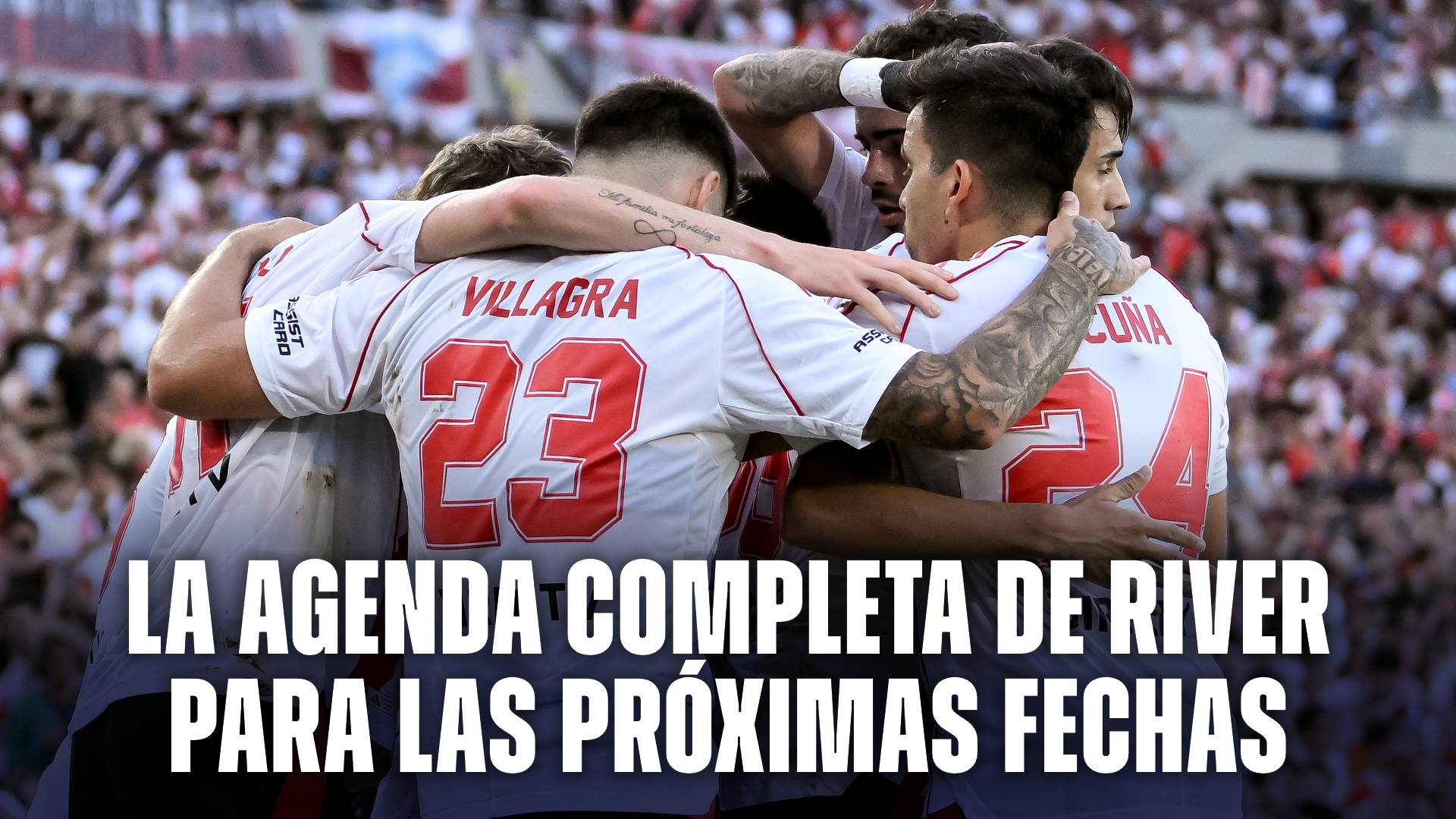 La agenda completa de River para el cierre de la Liga Profesional 2024