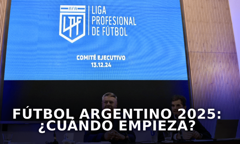 El Fútbol argentino 2025 largará muy temprano.