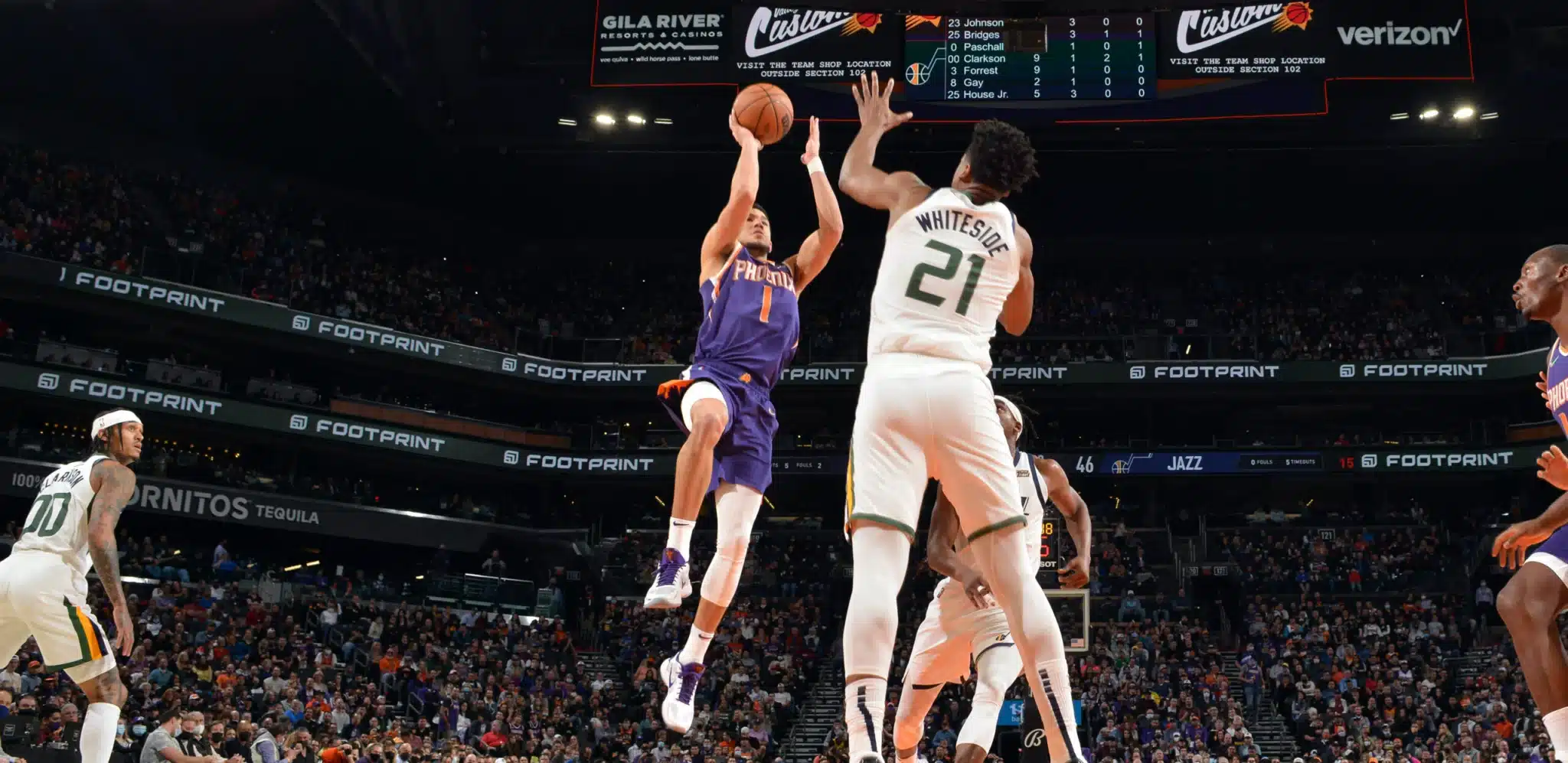 Utah Jazz vs Phoenix Suns será uno de los partidos esperados para la jornada de viernes de la NBA.