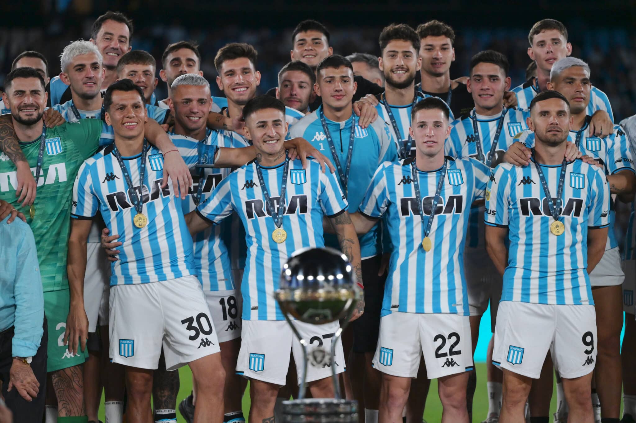 Historial de Racing en Finales (Getty Images)