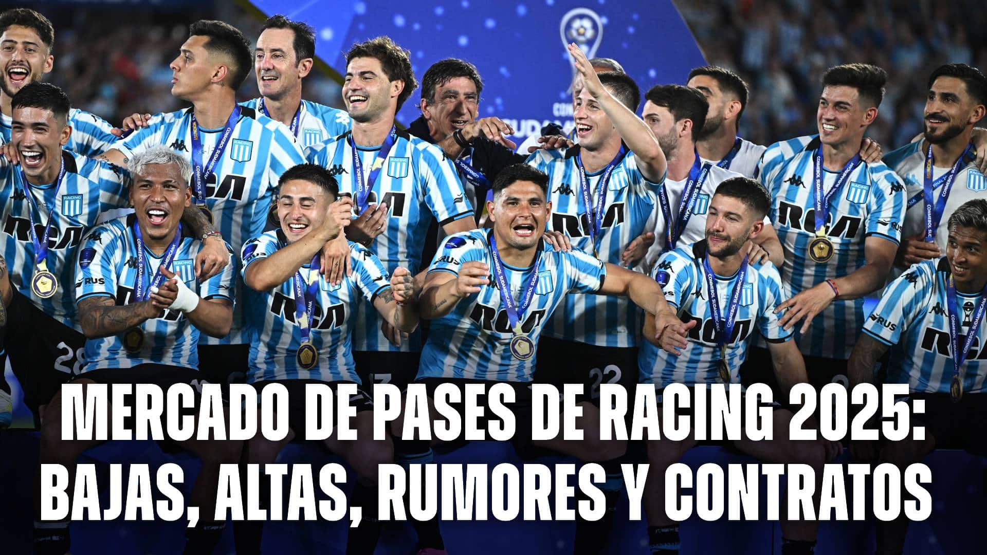 El mercado de pases de Racing Club 2025, en vivo: todas las novedades de La Academia.