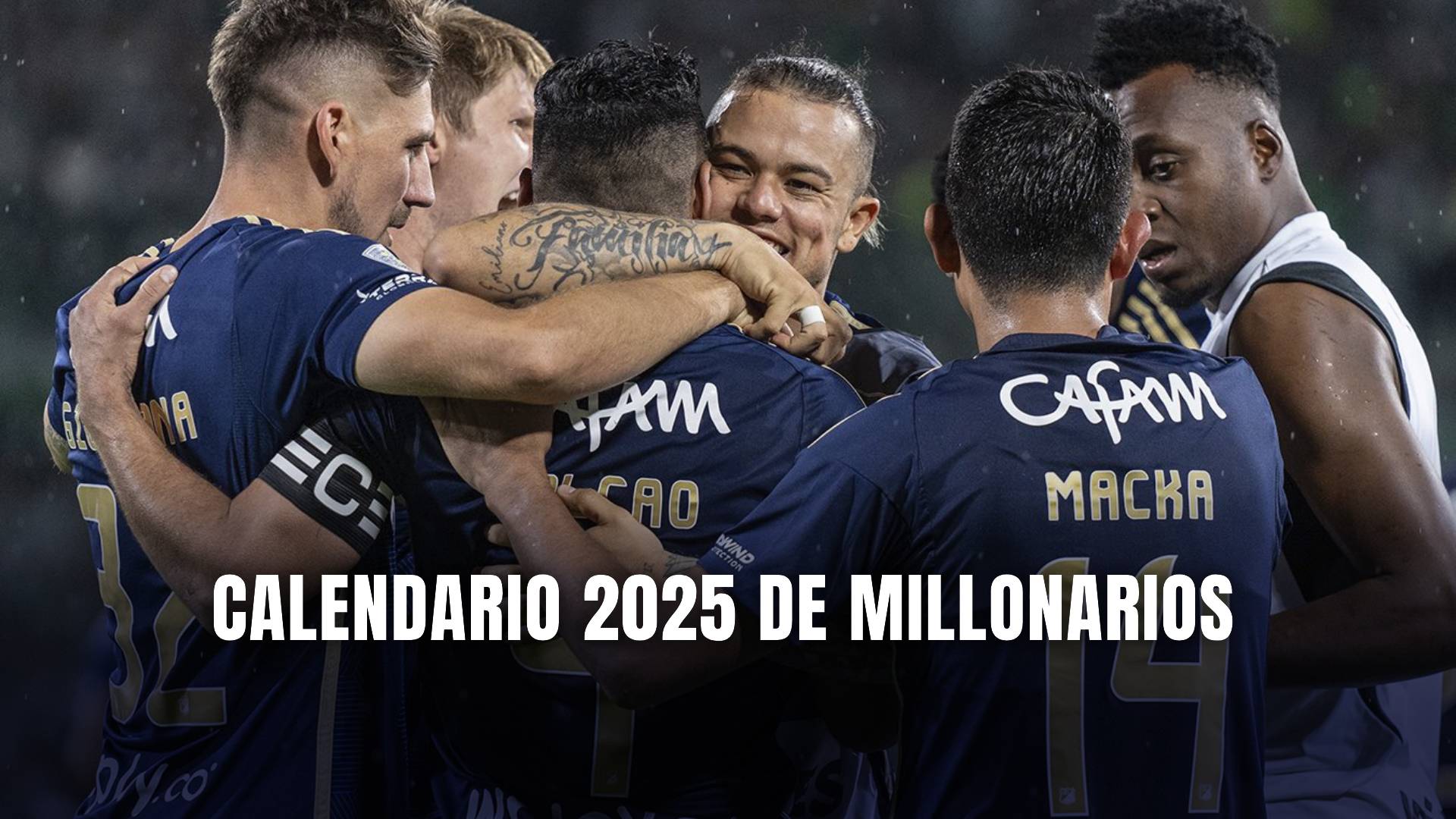 Millonarios calendario 2025