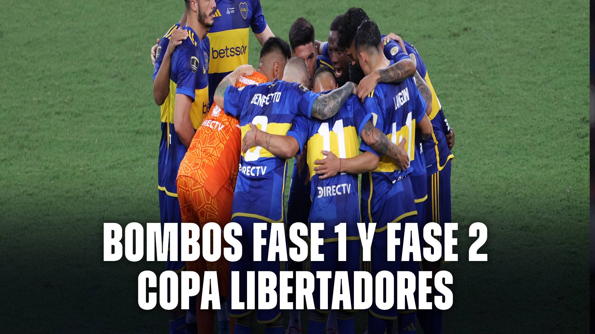 Bombos fase 1 y fase 2 copa libertadores