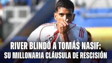 River blindó a Tomás Nasif: su millonaria cláusula de rescisión